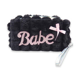 #2440 BABE FLUFFY MAKEUP POUCH