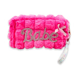 #2440 BABE FLUFFY MAKEUP POUCH