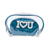 #2485 PEARL I HEART U 2-1 MAKEUP POUCH