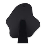 QBR-26 BLACK IRREGULAR SHAPE TABLE MIRROR