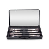 DELUXE COMPACT 4PCS DUO BRUSH W/ MIRROR AND COLOR SWITCH