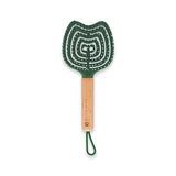 KITTY SPIRAL HAIR BRUSH WOODEN HANDLE