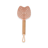 KITTY SPIRAL HAIR BRUSH WOODEN HANDLE