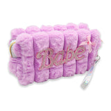 #2440 BABE FLUFFY MAKEUP POUCH
