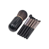 6N1 COSMETIC MIRROR AND MAKEUP BRUSH SET