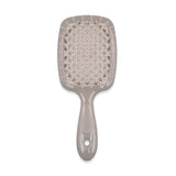 L-B081 GREEN PADDLE HAIR MASSAGE BRUSH SQUARE