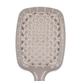 L-B081 GREEN PADDLE HAIR MASSAGE BRUSH SQUARE
