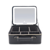 PD-12 BEAUTY CASE W/MIRROR LEATHER