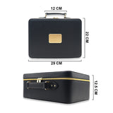 PD-12 BEAUTY CASE W/MIRROR LEATHER