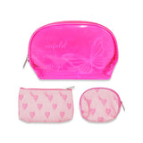 3-1 UNFOLD YOUR WINGS POUCH NEON PINK