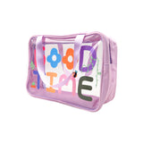 GK MIST VIOLET GOOD TIME CLEAR BAG