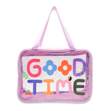 GK MIST VIOLET GOOD TIME CLEAR BAG