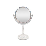 #5125 COSMETIC MIRROR ROUND (SILVER)