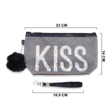 GK POUCH KISS GREY