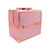 #1706 GLITTERY ROSE GOLD MAKE UP BOX