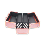 #1706 GLITTERY ROSE GOLD MAKE UP BOX