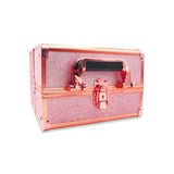 #1706 GLITTERY ROSE GOLD MAKE UP BOX