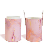 GLADKING CYLINDER BRUSH CASE -MARBLE PURPLE (SMALL)