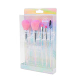 KL8018 5N1 MAKEUP BRUSH SET CRYSTAL