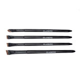 GK 4PCS EYELINER BRUSH SET ALL BLACK