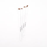 GLADKING Fine Angled Eyeliner Brush-4pcs Ultra thin Precision Eye Liner Makeup Brushes Set
