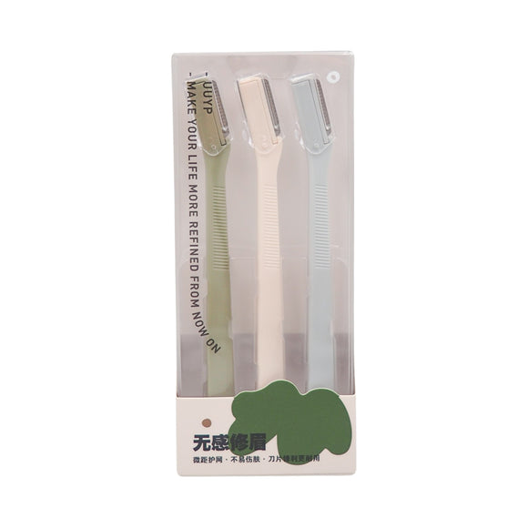 L-B011 3PCS BROW RAZOR