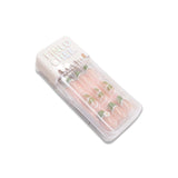 NO.X-186 WEARABLE MANICURE FAKE NAILS SQUARE CASE
