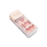 NO.X-186 WEARABLE MANICURE FAKE NAILS SQUARE CASE