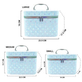 CX2862 GLITTERY HEART BLUE - MAKEUP BOX