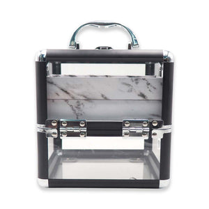 CX1882 MARBEL LAYER TRANSPARENT MAKEUP BOX