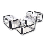 CX1882 MARBEL LAYER TRANSPARENT MAKEUP BOX