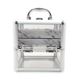 CX1882 MARBEL LAYER TRANSPARENT MAKEUP BOX