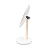 NHJ-616 LED ROUND MIRROR  W/ CELLPHONE STAND