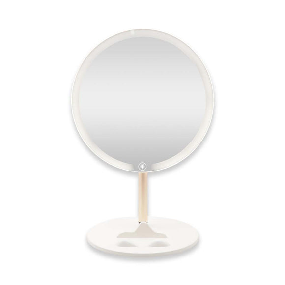 NHJ-616 LED ROUND MIRROR  W/ CELLPHONE STAND