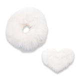 FLUFFY 2N1  PONY AND HAIR CLIP