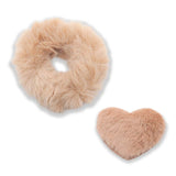 FLUFFY 2N1  PONY AND HAIR CLIP