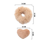 FLUFFY 2N1  PONY AND HAIR CLIP