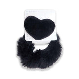 FLUFFY 2N1  PONY AND HAIR CLIP