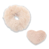 FLUFFY 2N1  PONY AND HAIR CLIP