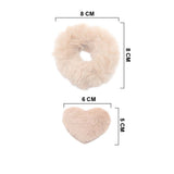 FLUFFY 2N1  PONY AND HAIR CLIP