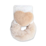 FLUFFY 2N1  PONY AND HAIR CLIP