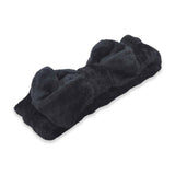 GK FLUFFY RIBBON FACIAL TURBAN W/ WAISTBAND