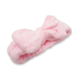 GK FLUFFY RIBBON FACIAL TURBAN W/ WAISTBAND