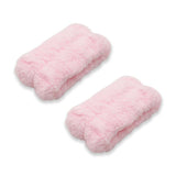 GK FLUFFY RIBBON FACIAL TURBAN W/ WAISTBAND