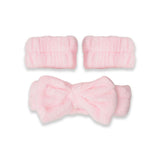 GK FLUFFY RIBBON FACIAL TURBAN W/ WAISTBAND