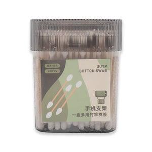 YP-D119 BOXED DUO SIDED BAMBOO COTTON SWAB 200PCS