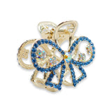 TAILS DOWN BOW MINI HAIR CLAW