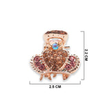 SPARKLING CROWN SMALL HAIR CLAW