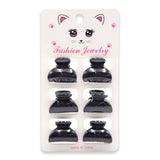 6N1 BLACK CLAM MINI HAIR CLAW