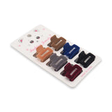 6N1 ASSORTED COLOR RECTANGLE MINI HAIR CLAW